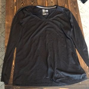 Nike dri - fit black long sleeve shirt XL